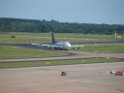 Lufthansa Airbus A 380 zu Besuch Flughafen Koeln Bonn P065